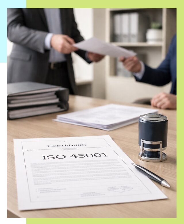 Сертификат ISO 45001 в Верхней Пышме под ключ от 46170 р. | Сертэкс
